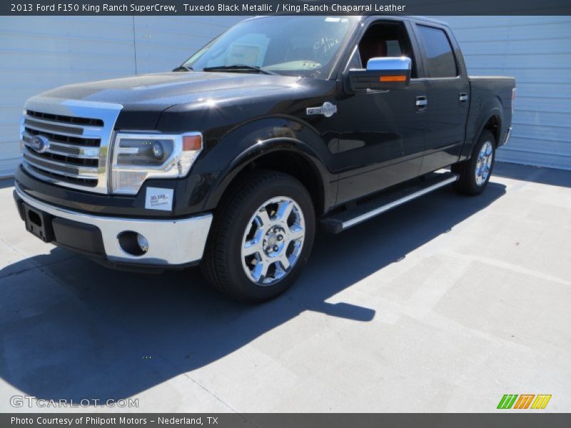 Tuxedo Black Metallic / King Ranch Chaparral Leather 2013 Ford F150 King Ranch SuperCrew
