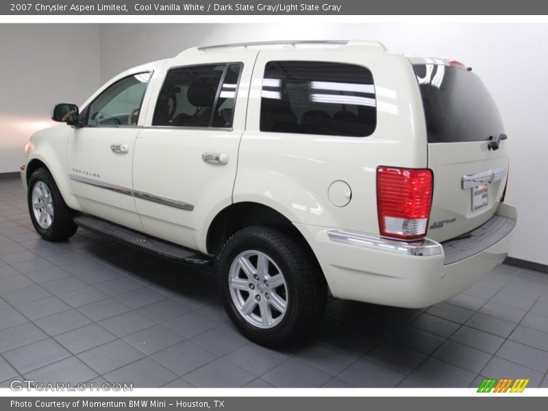 Cool Vanilla White / Dark Slate Gray/Light Slate Gray 2007 Chrysler Aspen Limited