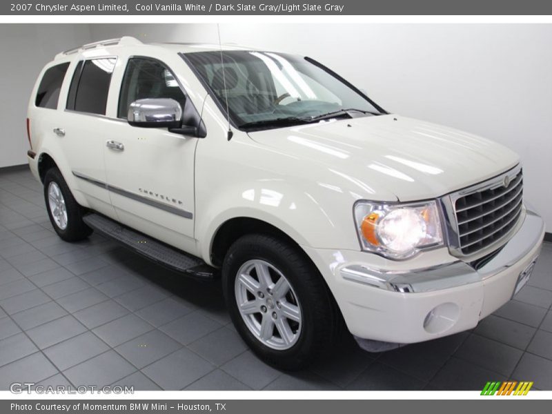 Cool Vanilla White / Dark Slate Gray/Light Slate Gray 2007 Chrysler Aspen Limited