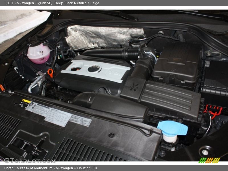 Deep Black Metallic / Beige 2013 Volkswagen Tiguan SE