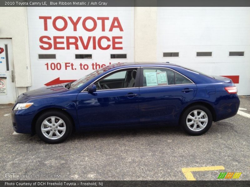 Blue Ribbon Metallic / Ash Gray 2010 Toyota Camry LE