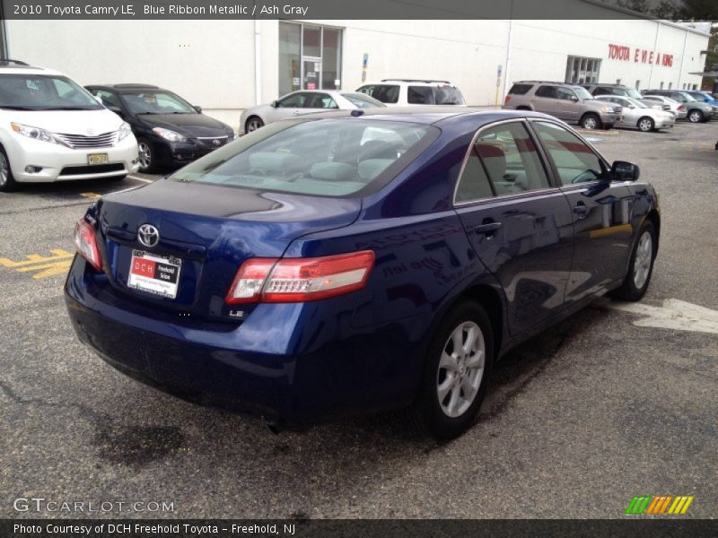 Blue Ribbon Metallic / Ash Gray 2010 Toyota Camry LE