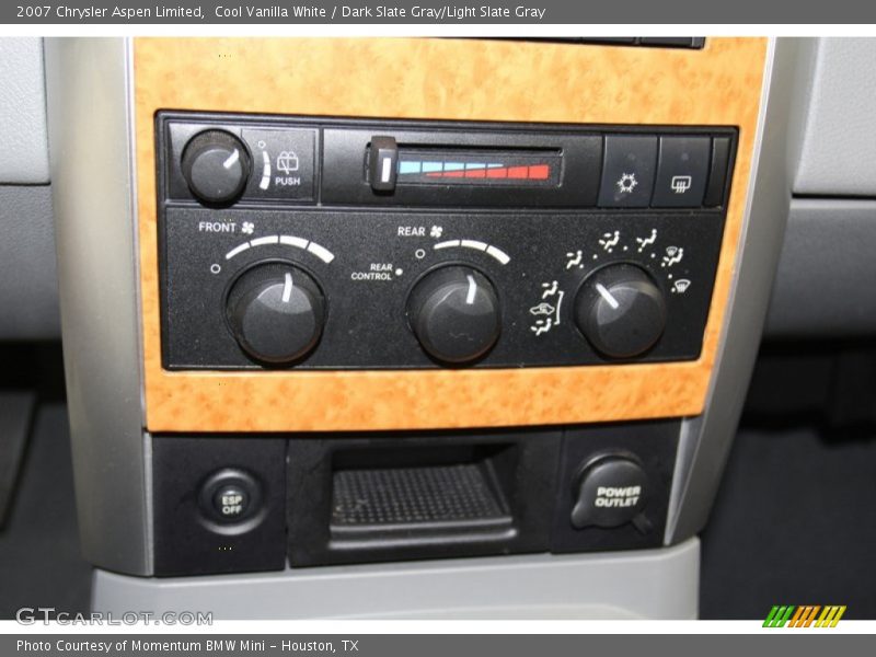 Cool Vanilla White / Dark Slate Gray/Light Slate Gray 2007 Chrysler Aspen Limited