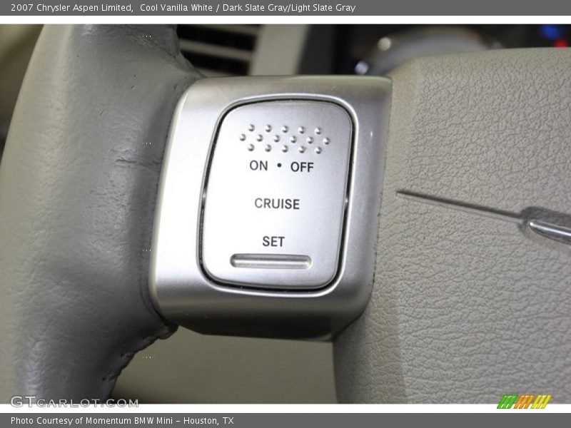 Cool Vanilla White / Dark Slate Gray/Light Slate Gray 2007 Chrysler Aspen Limited
