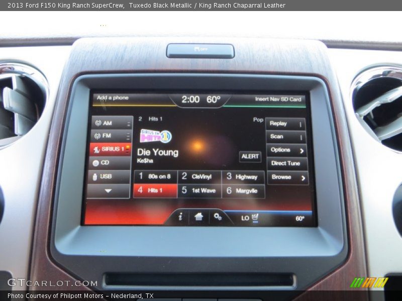 Tuxedo Black Metallic / King Ranch Chaparral Leather 2013 Ford F150 King Ranch SuperCrew