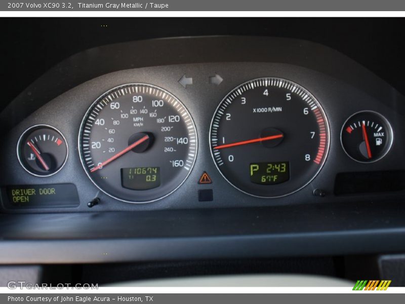 Titanium Gray Metallic / Taupe 2007 Volvo XC90 3.2