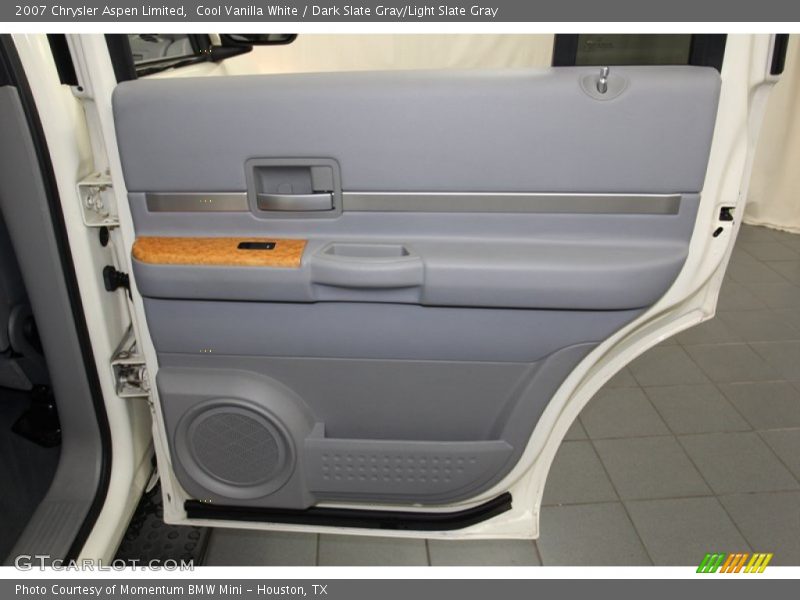 Cool Vanilla White / Dark Slate Gray/Light Slate Gray 2007 Chrysler Aspen Limited