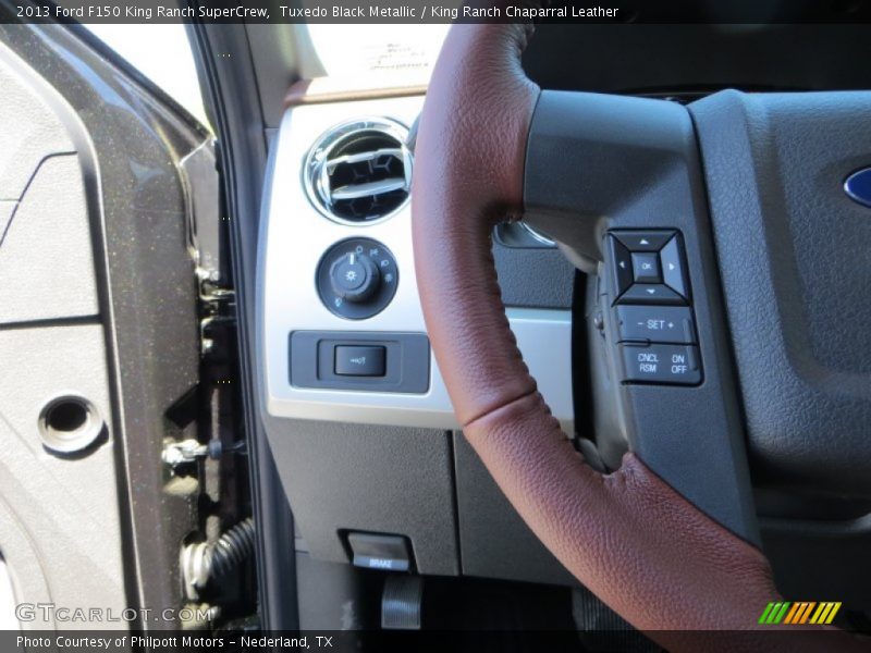 Tuxedo Black Metallic / King Ranch Chaparral Leather 2013 Ford F150 King Ranch SuperCrew