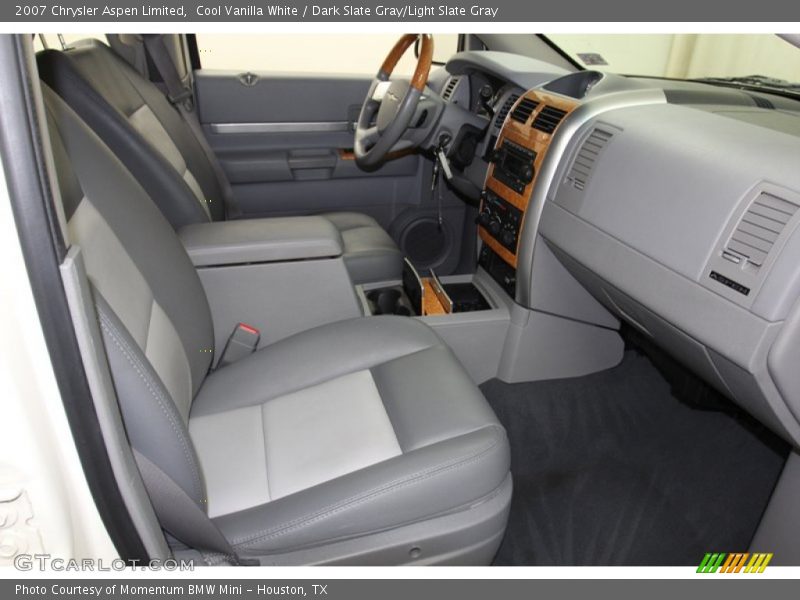 Cool Vanilla White / Dark Slate Gray/Light Slate Gray 2007 Chrysler Aspen Limited