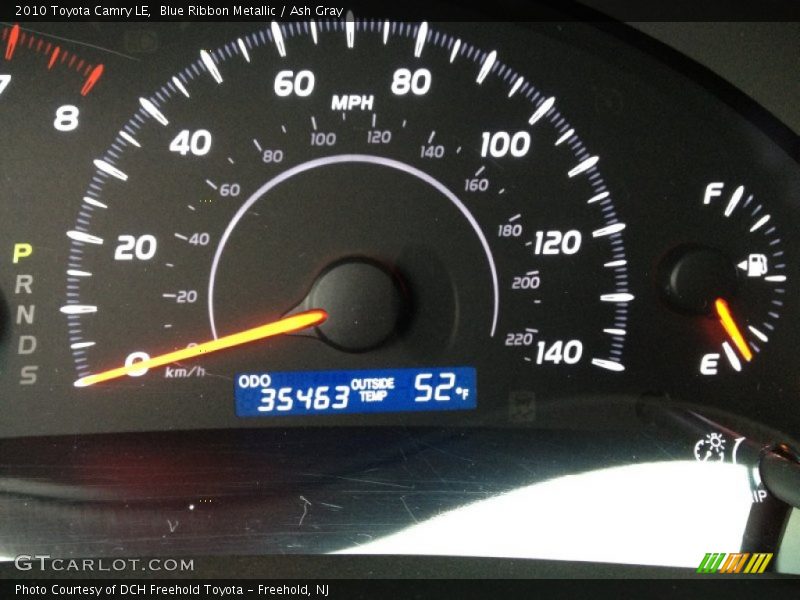 Blue Ribbon Metallic / Ash Gray 2010 Toyota Camry LE