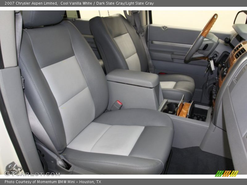 Cool Vanilla White / Dark Slate Gray/Light Slate Gray 2007 Chrysler Aspen Limited