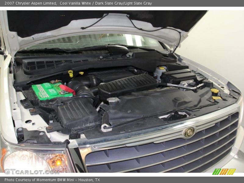Cool Vanilla White / Dark Slate Gray/Light Slate Gray 2007 Chrysler Aspen Limited