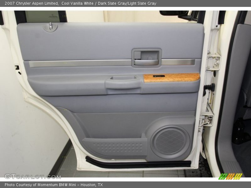 Cool Vanilla White / Dark Slate Gray/Light Slate Gray 2007 Chrysler Aspen Limited