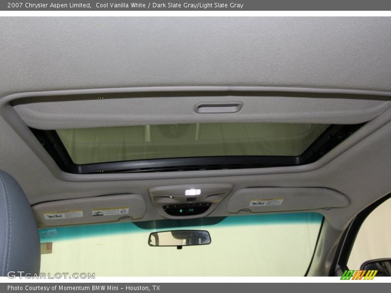 Cool Vanilla White / Dark Slate Gray/Light Slate Gray 2007 Chrysler Aspen Limited