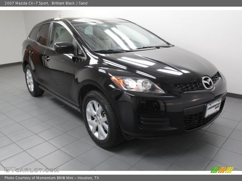 Brilliant Black / Sand 2007 Mazda CX-7 Sport