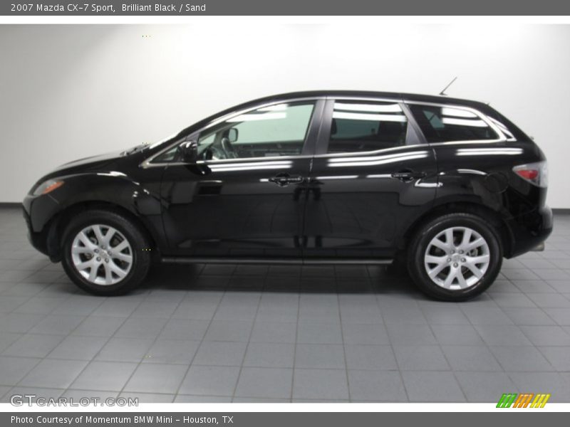 Brilliant Black / Sand 2007 Mazda CX-7 Sport