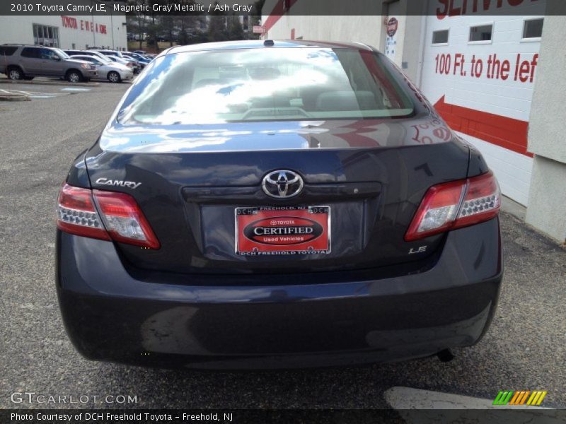 Magnetic Gray Metallic / Ash Gray 2010 Toyota Camry LE