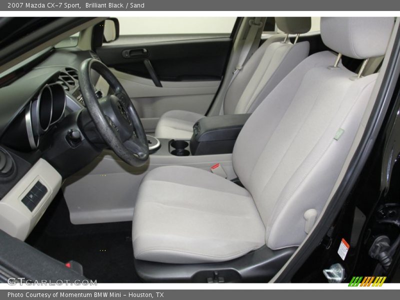 Brilliant Black / Sand 2007 Mazda CX-7 Sport