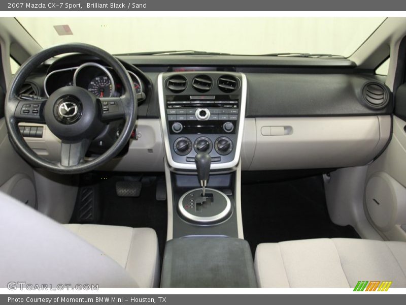 Brilliant Black / Sand 2007 Mazda CX-7 Sport
