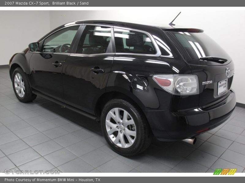 Brilliant Black / Sand 2007 Mazda CX-7 Sport