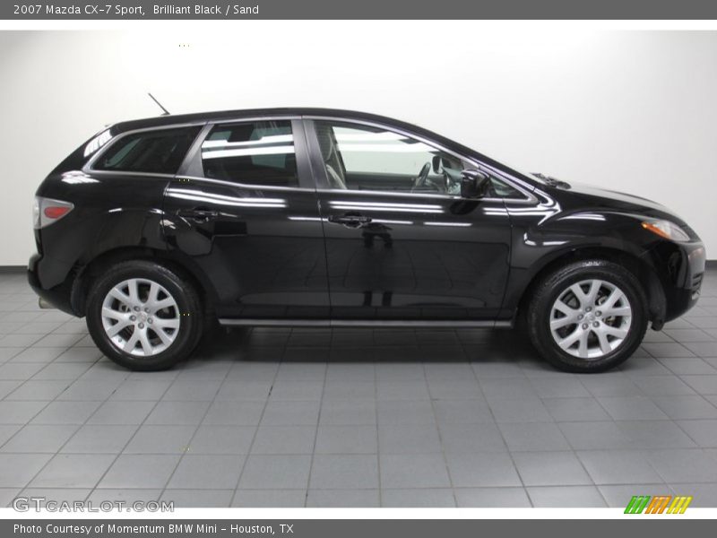 Brilliant Black / Sand 2007 Mazda CX-7 Sport