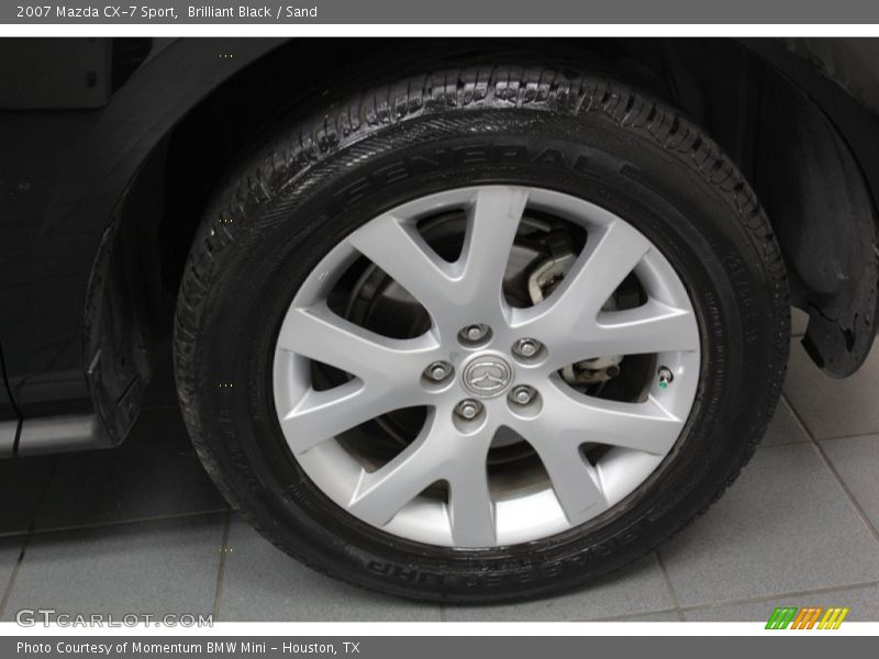 Brilliant Black / Sand 2007 Mazda CX-7 Sport