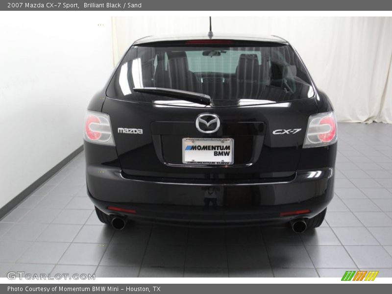 Brilliant Black / Sand 2007 Mazda CX-7 Sport