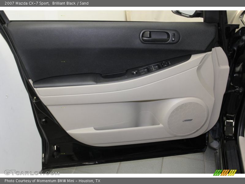 Brilliant Black / Sand 2007 Mazda CX-7 Sport