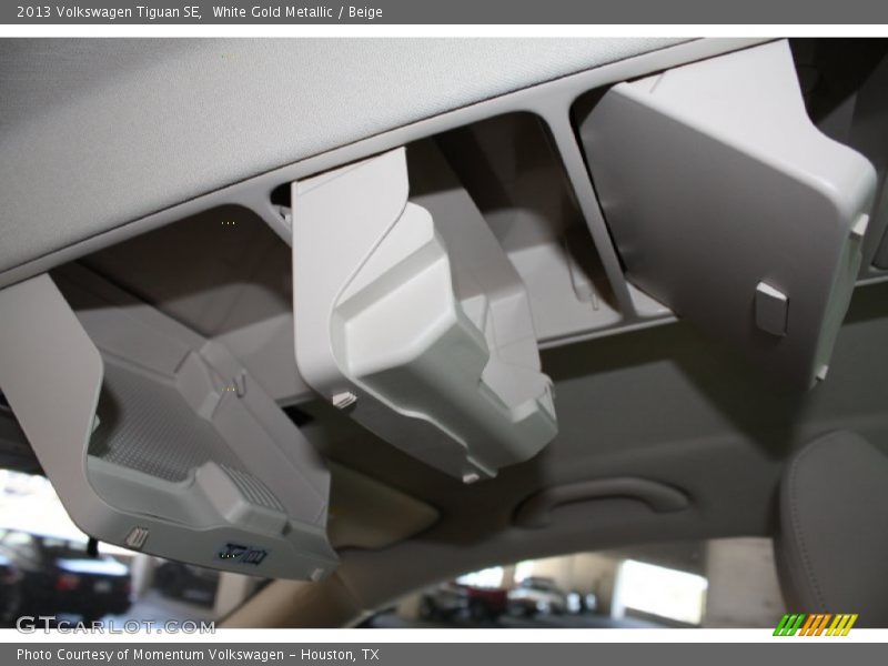 White Gold Metallic / Beige 2013 Volkswagen Tiguan SE