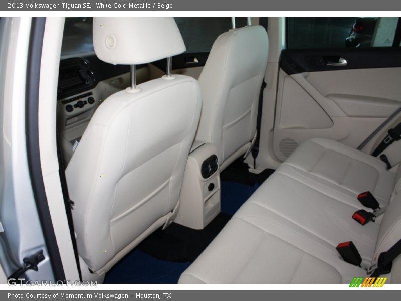 White Gold Metallic / Beige 2013 Volkswagen Tiguan SE