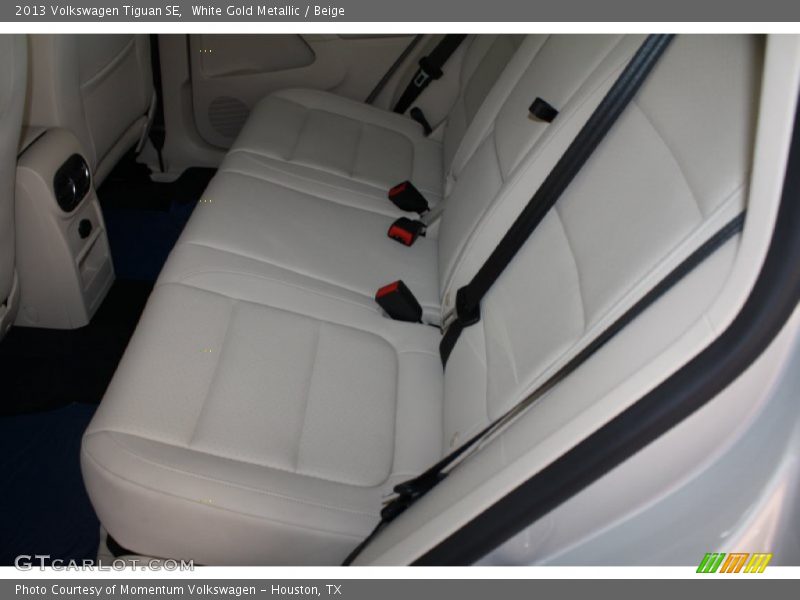 White Gold Metallic / Beige 2013 Volkswagen Tiguan SE
