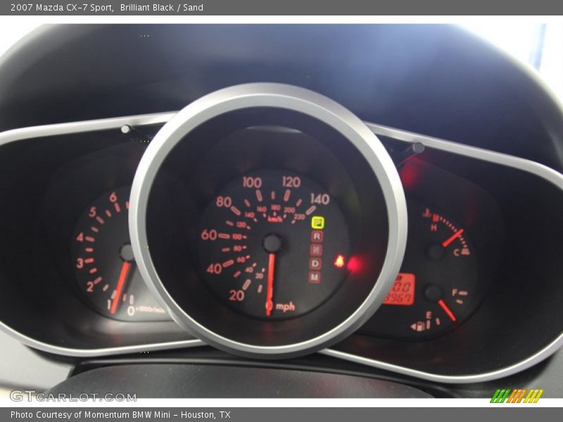 Brilliant Black / Sand 2007 Mazda CX-7 Sport