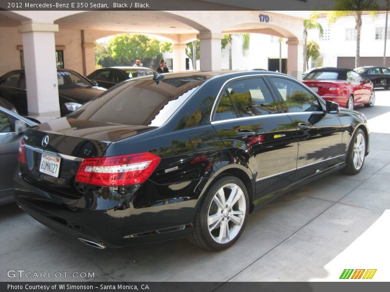 Black / Black 2012 Mercedes-Benz E 350 Sedan