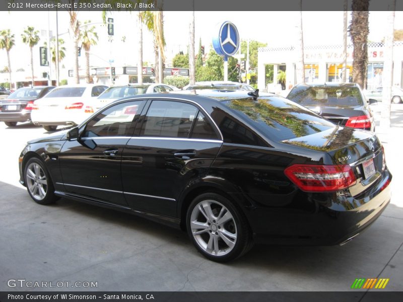 Black / Black 2012 Mercedes-Benz E 350 Sedan