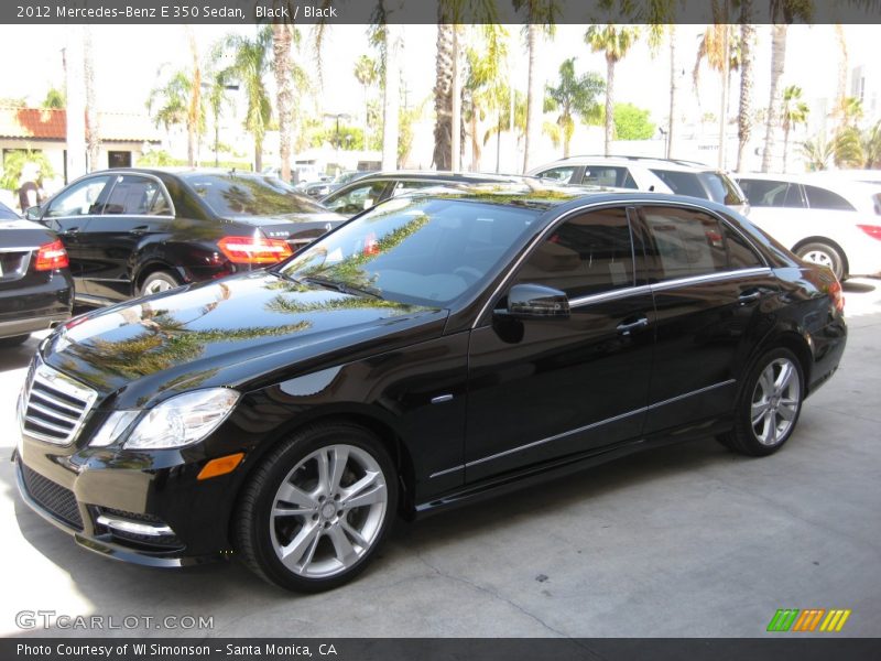 Black / Black 2012 Mercedes-Benz E 350 Sedan