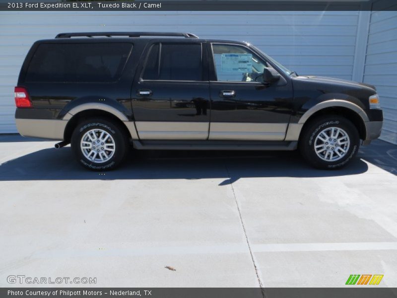 Tuxedo Black / Camel 2013 Ford Expedition EL XLT