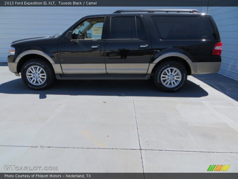 Tuxedo Black / Camel 2013 Ford Expedition EL XLT