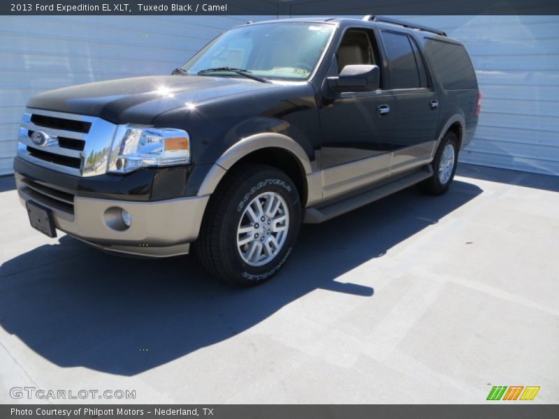 Tuxedo Black / Camel 2013 Ford Expedition EL XLT