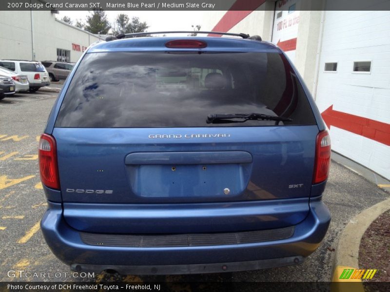 Marine Blue Pearl / Medium Slate Gray 2007 Dodge Grand Caravan SXT