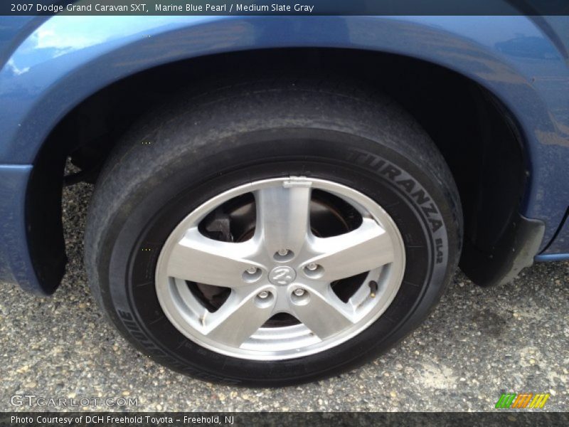 Marine Blue Pearl / Medium Slate Gray 2007 Dodge Grand Caravan SXT