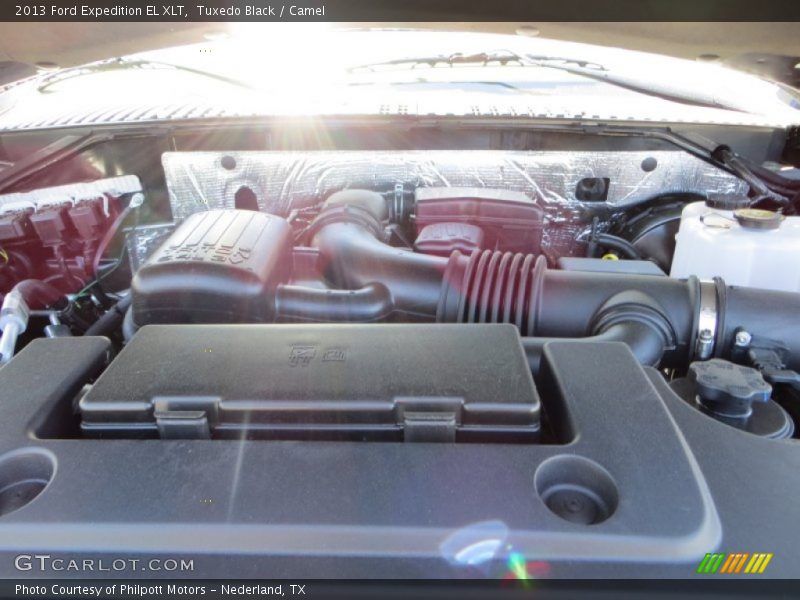 Tuxedo Black / Camel 2013 Ford Expedition EL XLT