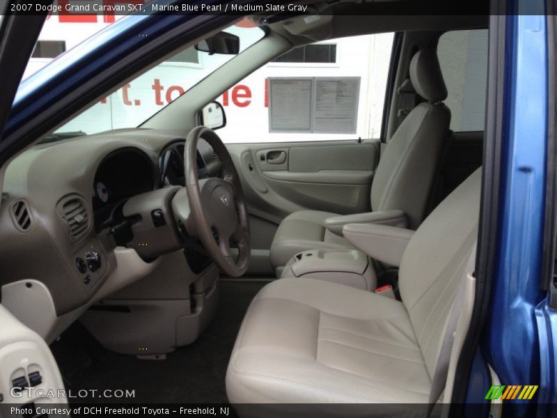 Marine Blue Pearl / Medium Slate Gray 2007 Dodge Grand Caravan SXT