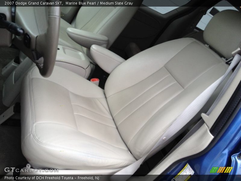 Marine Blue Pearl / Medium Slate Gray 2007 Dodge Grand Caravan SXT