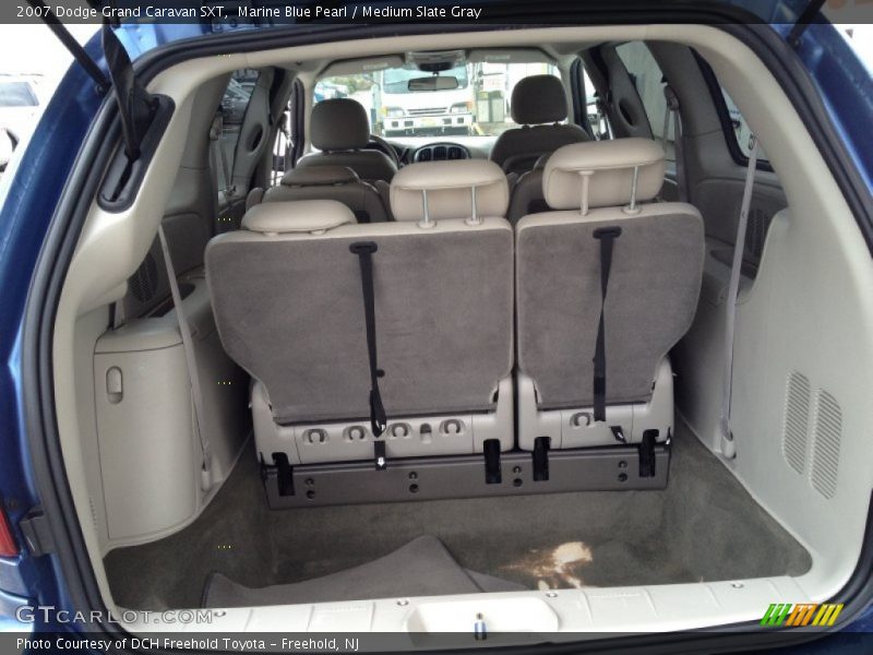 Marine Blue Pearl / Medium Slate Gray 2007 Dodge Grand Caravan SXT