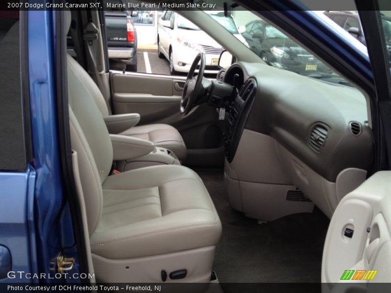 Marine Blue Pearl / Medium Slate Gray 2007 Dodge Grand Caravan SXT