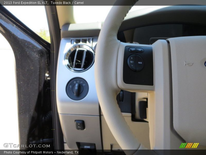 Tuxedo Black / Camel 2013 Ford Expedition EL XLT
