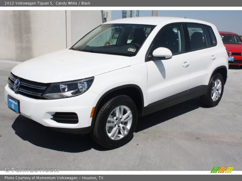 Candy White / Black 2013 Volkswagen Tiguan S