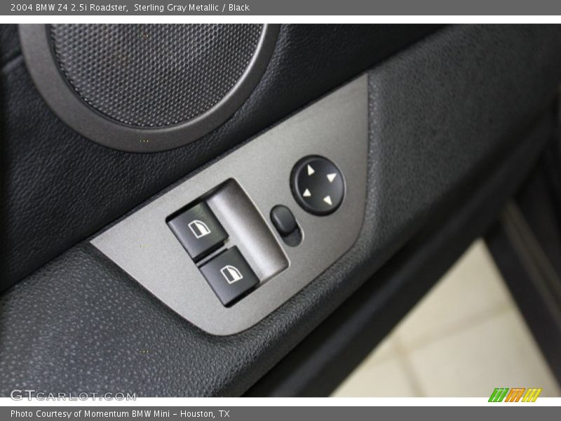 Sterling Gray Metallic / Black 2004 BMW Z4 2.5i Roadster