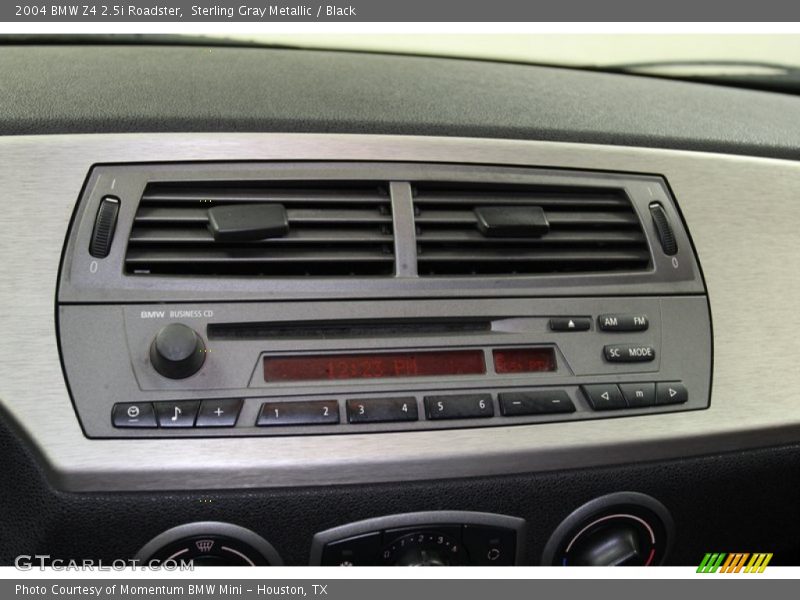 Sterling Gray Metallic / Black 2004 BMW Z4 2.5i Roadster