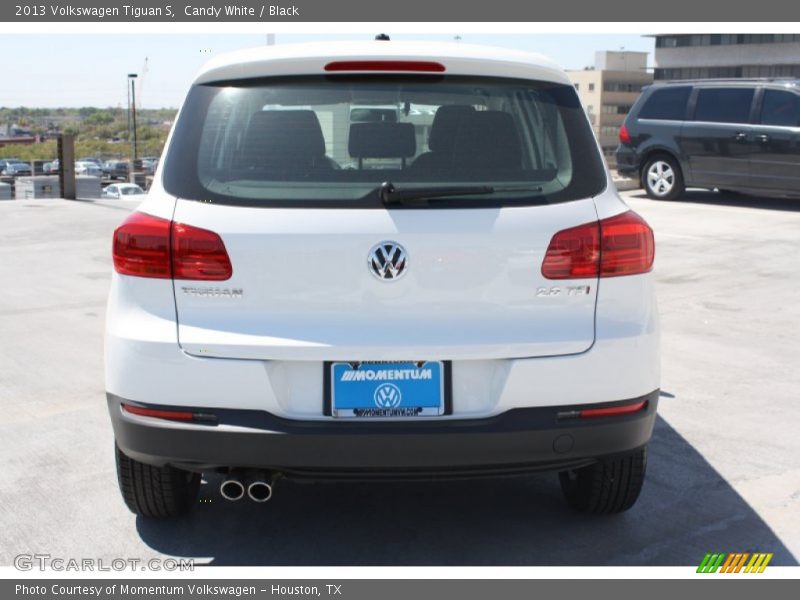 Candy White / Black 2013 Volkswagen Tiguan S